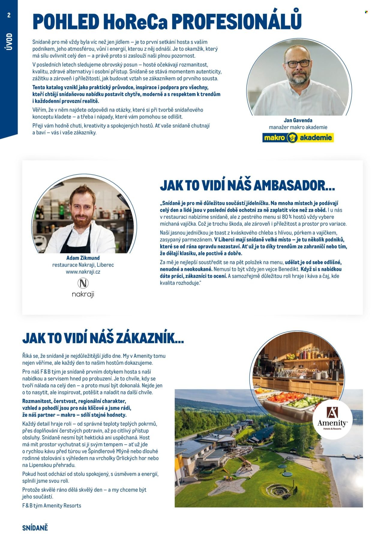 MAKRO leták - Snídaně