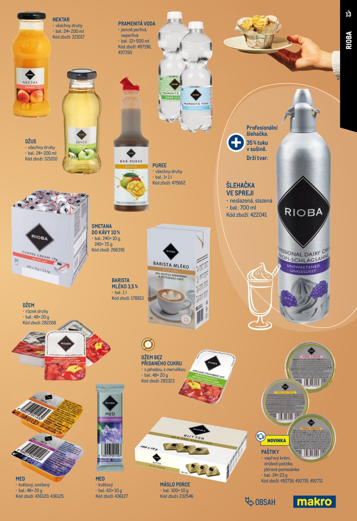 MAKRO leták - Snídaně