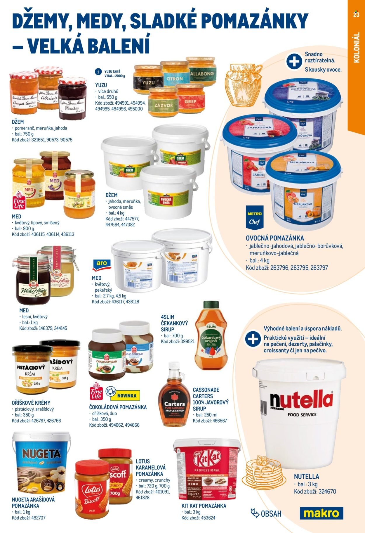 MAKRO leták - Snídaně