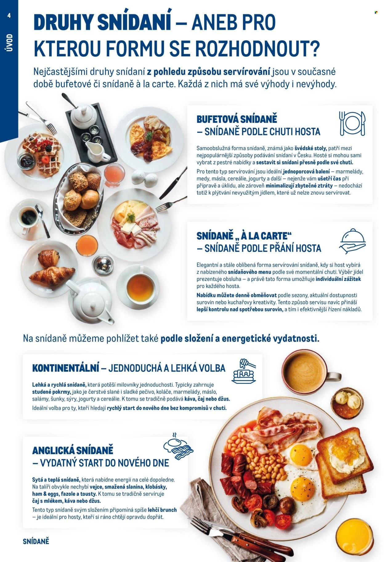 MAKRO leták - Snídaně