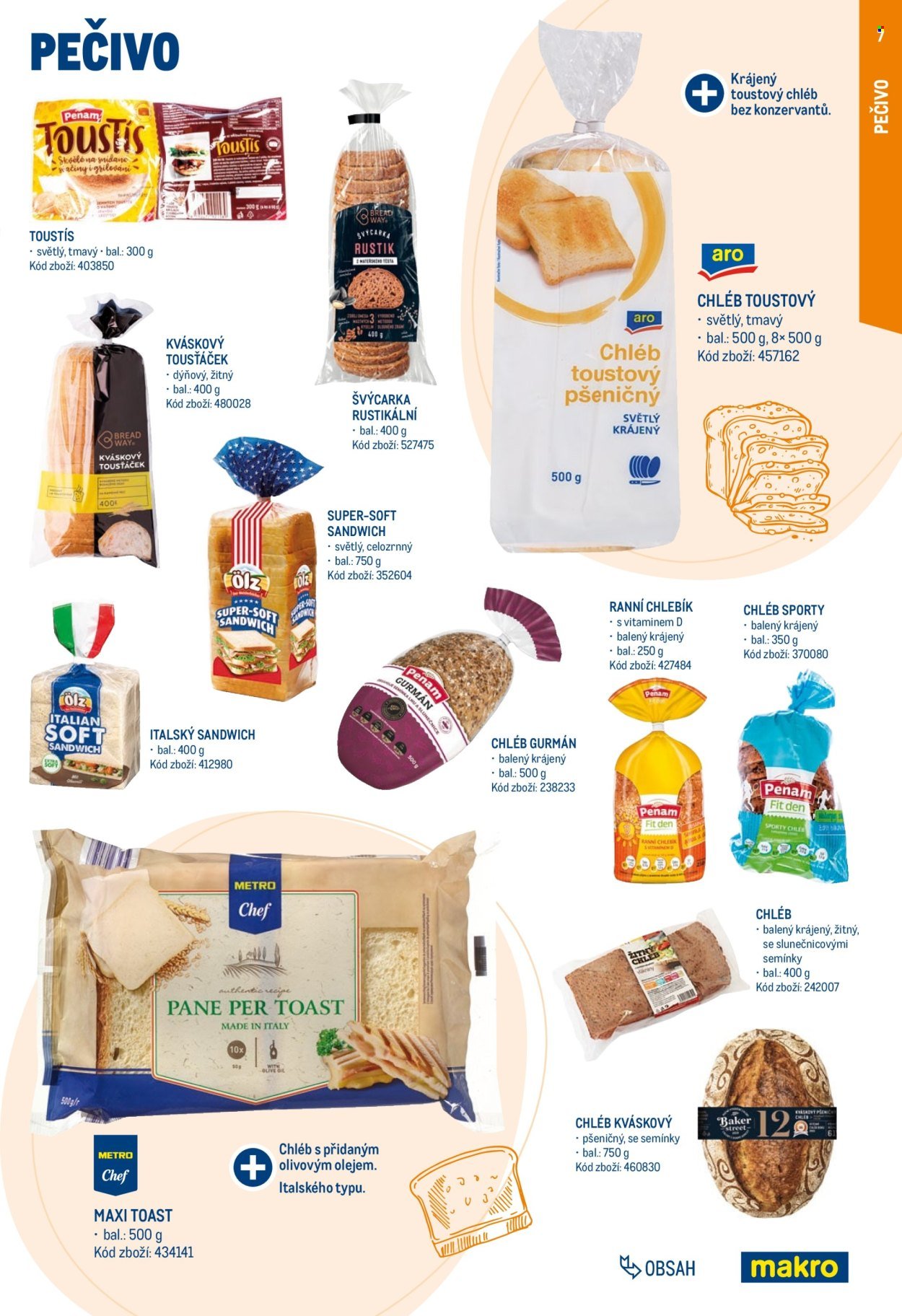 MAKRO leták - Snídaně