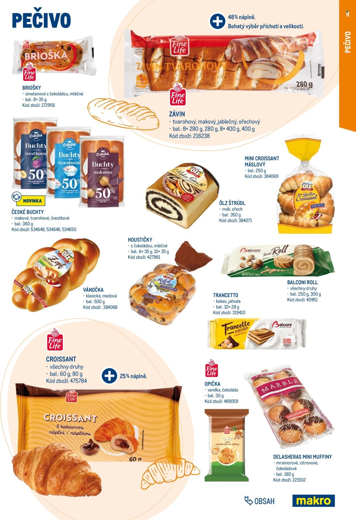 MAKRO leták - Snídaně