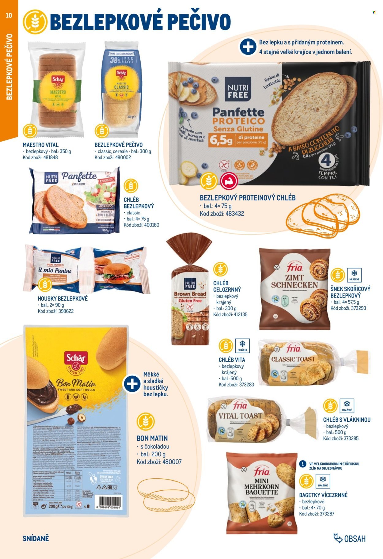 MAKRO leták - Snídaně