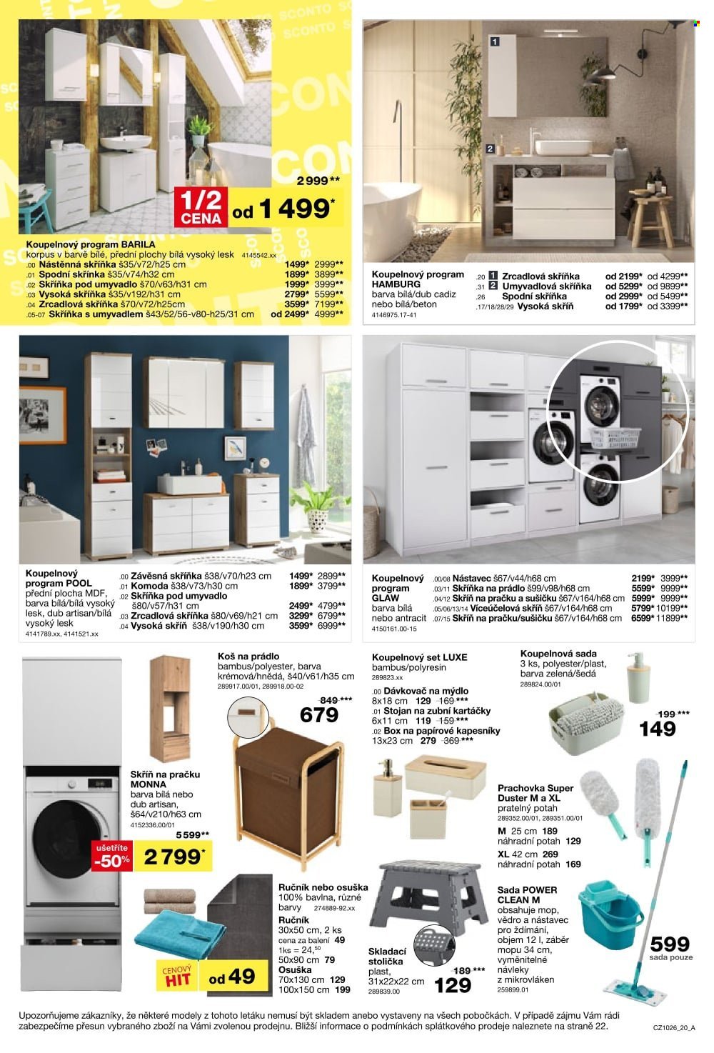SCONTO NÁBYTEK leták - -40% na ložnice, postele, matrace, rošty, šatní skříně, komody, noční stolky