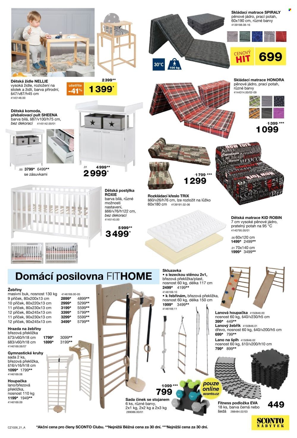 SCONTO NÁBYTEK leták - -40% na ložnice, postele, matrace, rošty, šatní skříně, komody, noční stolky