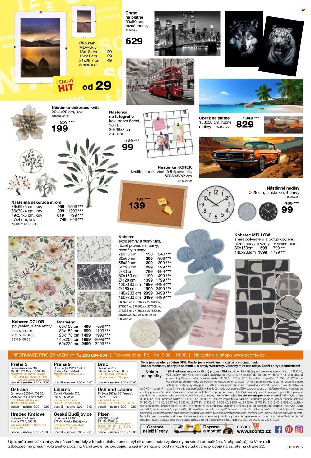 SCONTO NÁBYTEK leták - -40% na ložnice, postele, matrace, rošty, šatní skříně, komody, noční stolky