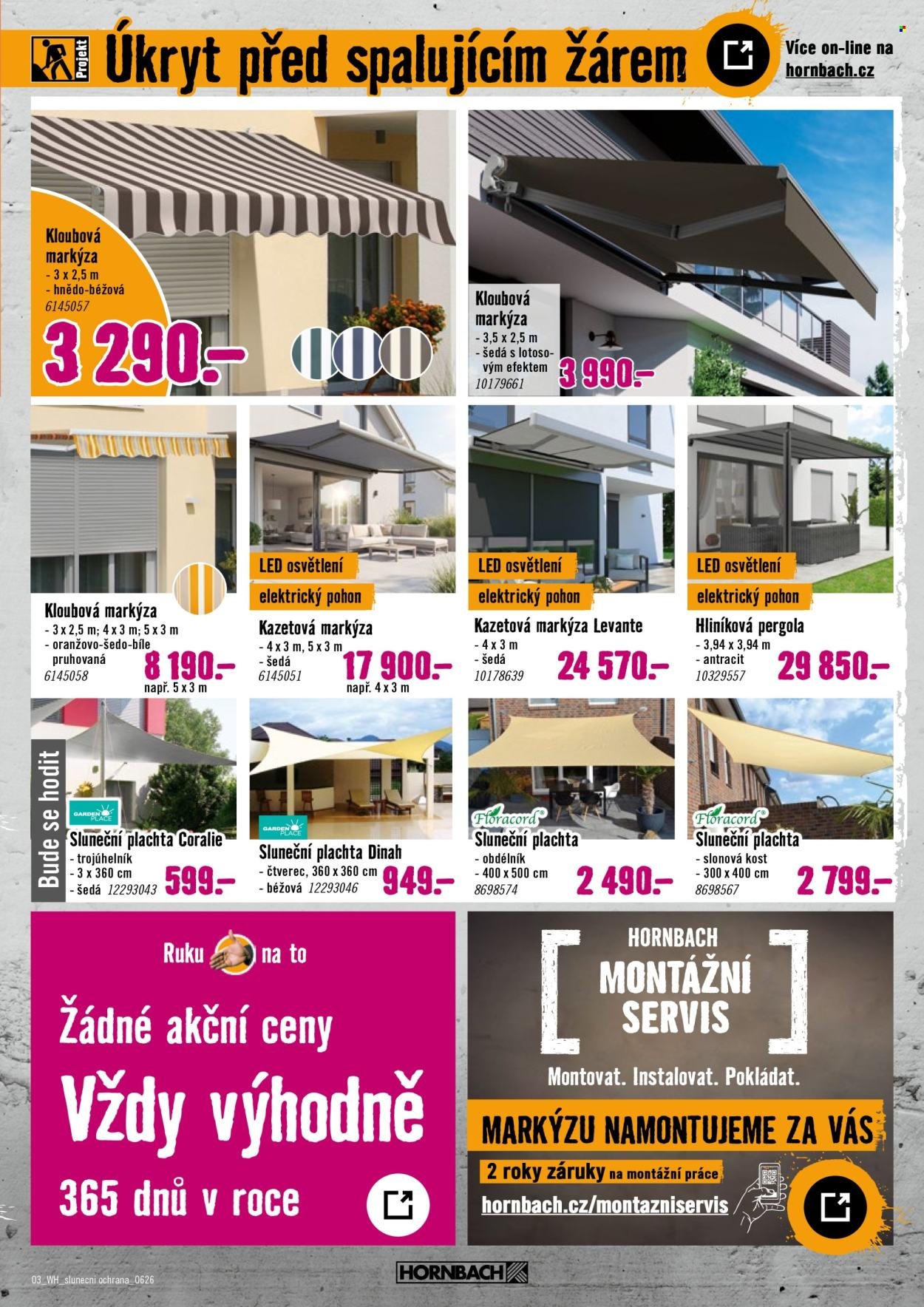 HORNBACH leták - Váš další projekt - Sluneční ochrana
