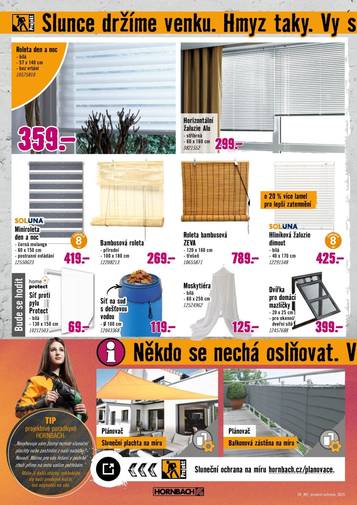 HORNBACH leták - Váš další projekt - Sluneční ochrana