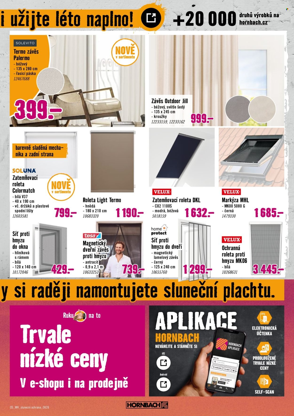 HORNBACH leták - Váš další projekt - Sluneční ochrana