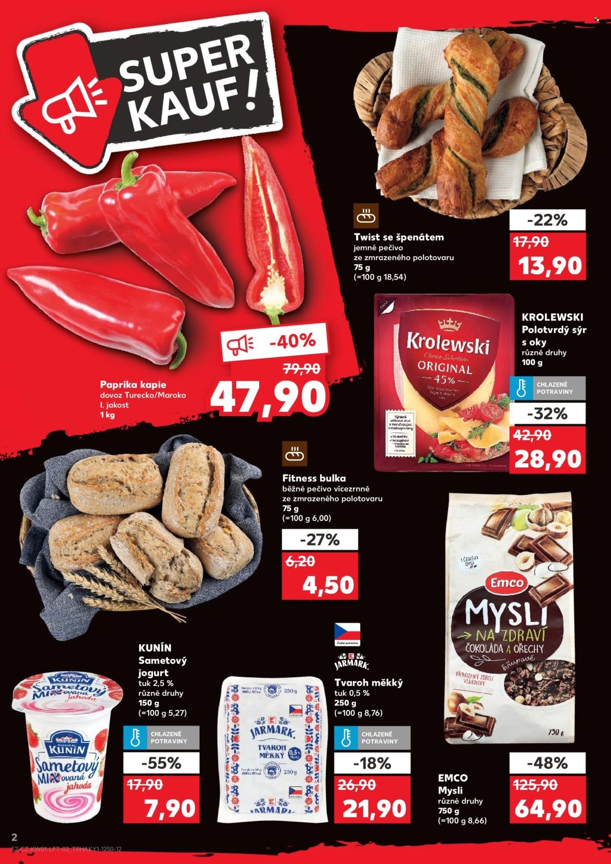 KAUFLAND leták - Od pátku 2.1.2026 (2026-01-02 - 2026-01-06)