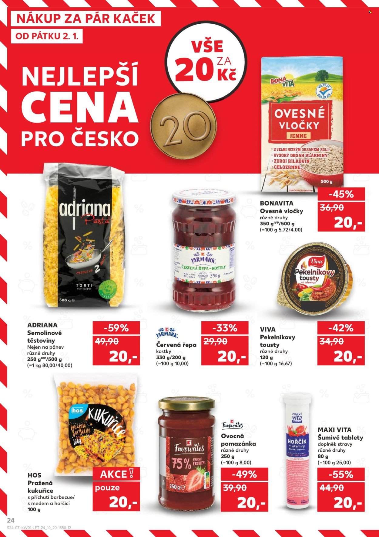 KAUFLAND leták - Od pátku 2.1.2026 (2026-01-02 - 2026-01-06)