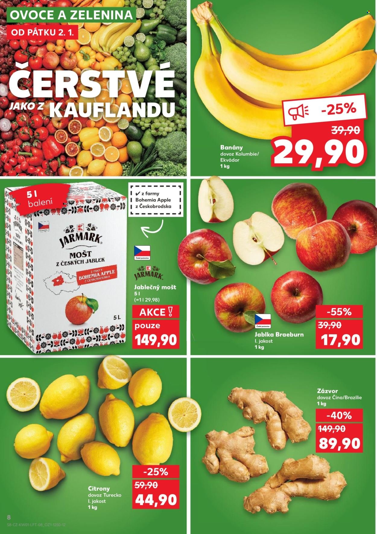 KAUFLAND leták - Od pátku 2.1.2026 (2026-01-02 - 2026-01-06)