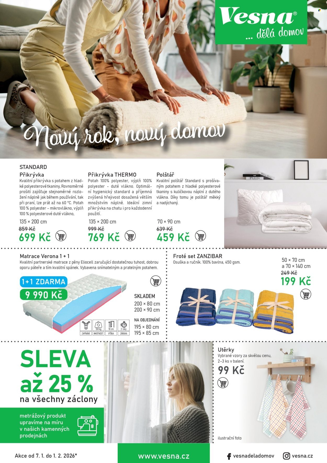 VESNA leták - Nový rok, nový domov (2026-01-07 - 2026-02-01)