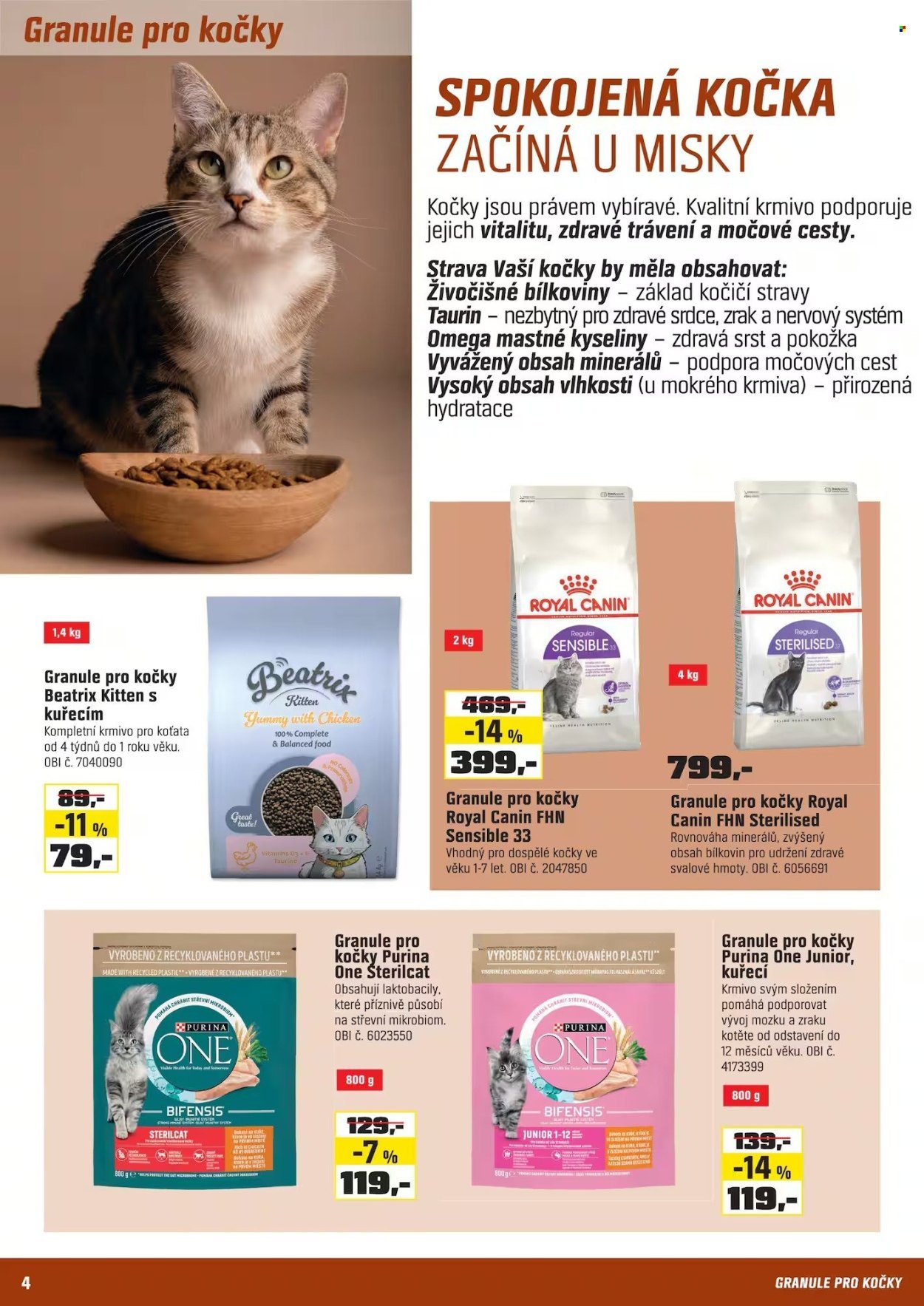 OBI leták - Kvalitní sortiment chovatelských potřeb nyní ve všech prodejnách OBI (2026-02-15 - 2026-03-14)