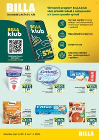 BILLA leták - Klub (2026-03-25 - 2026-04-07)