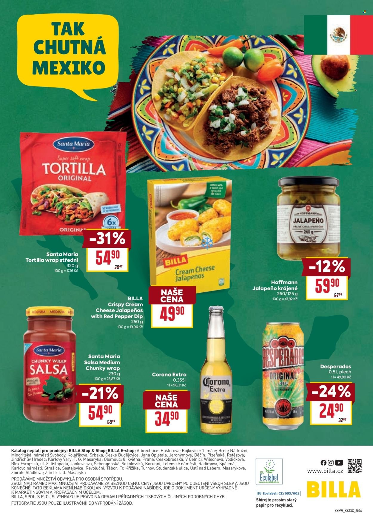 BILLA leták - Chutě světa (2026-01-21 - 2026-02-10)
