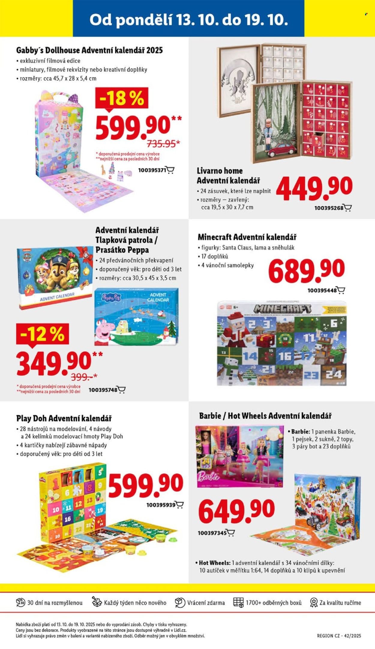 LIDL leták - Spotřební zboží (2025-10-13 - 2025-10-19)