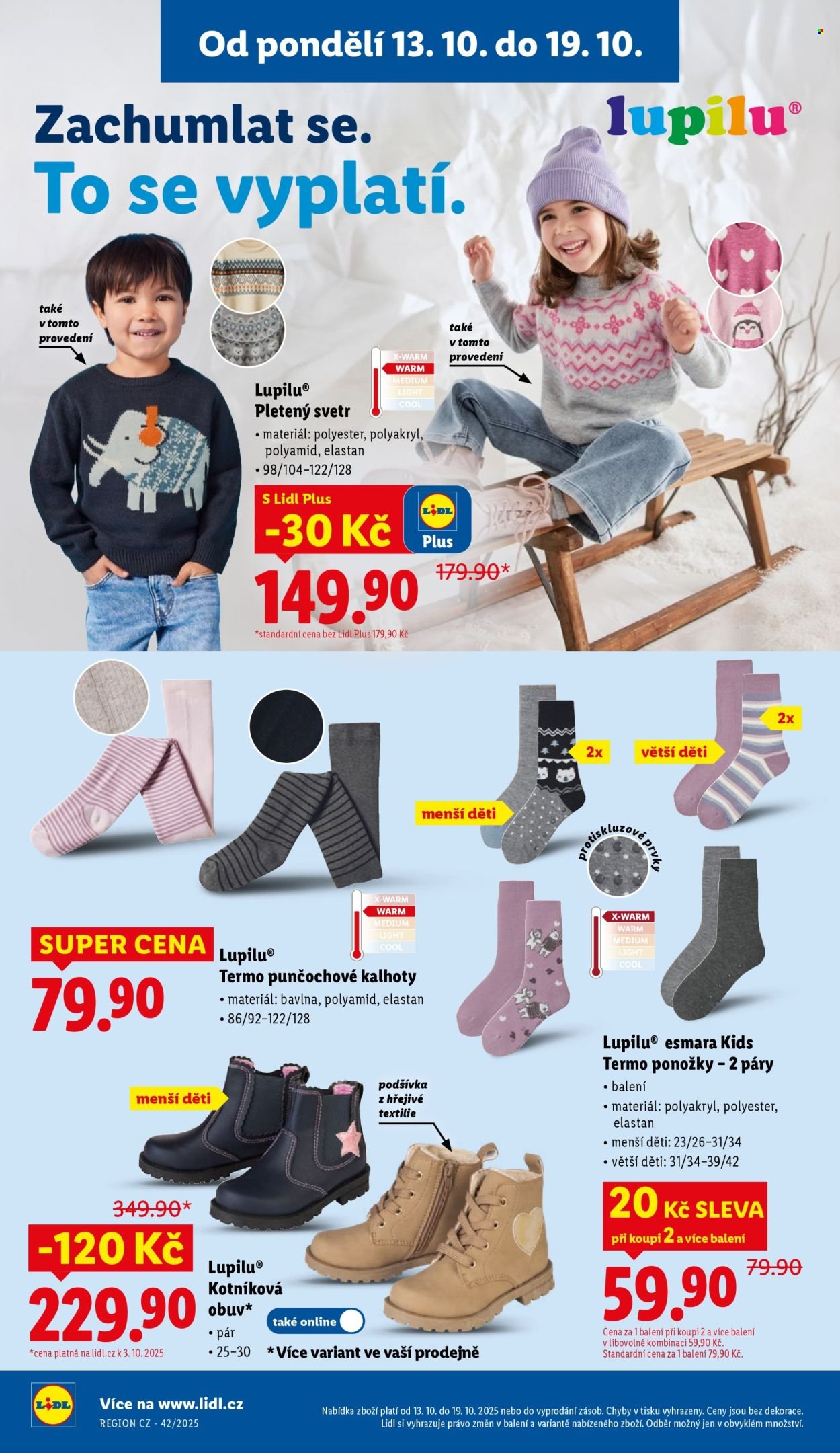 LIDL leták - Spotřební zboží (2025-10-13 - 2025-10-19)