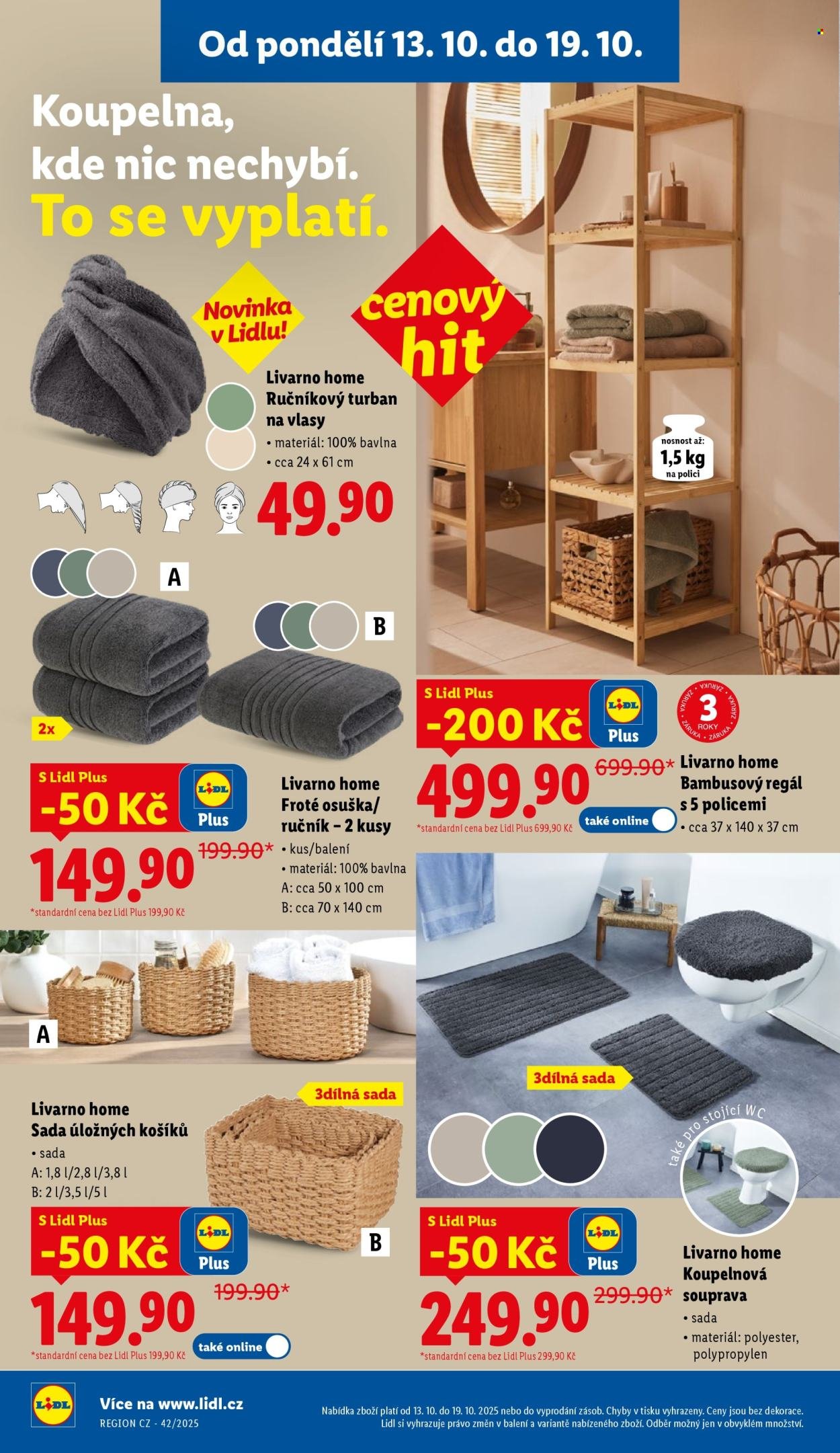 LIDL leták - Spotřební zboží (2025-10-13 - 2025-10-19)