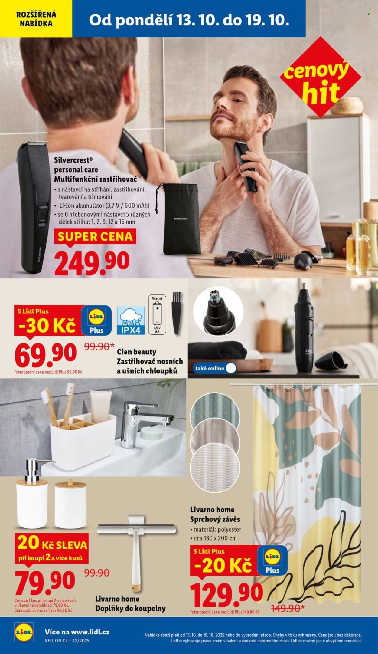 LIDL leták - Spotřební zboží (2025-10-13 - 2025-10-19)