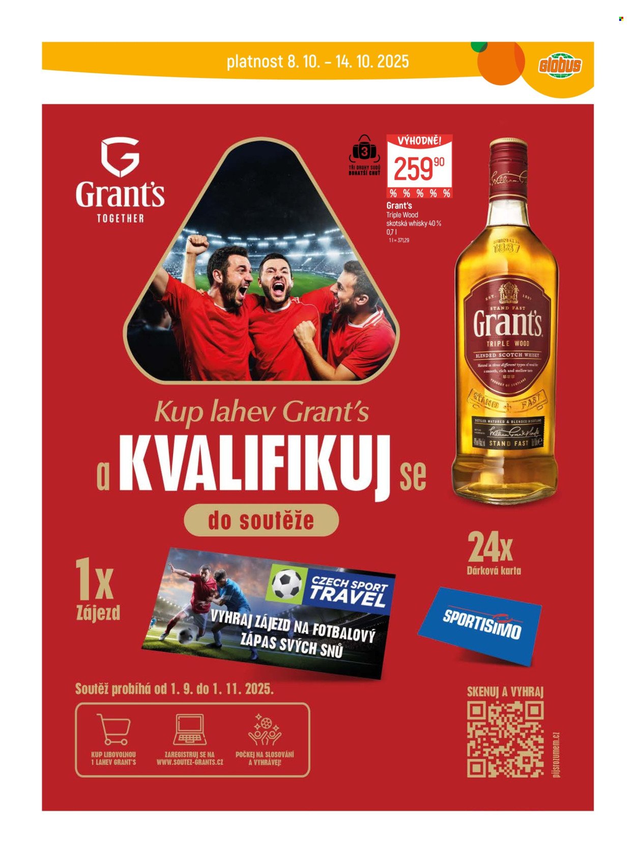 GLOBUS leták - Od středy 8.10.2025 (2025-10-08 - 2025-10-14)