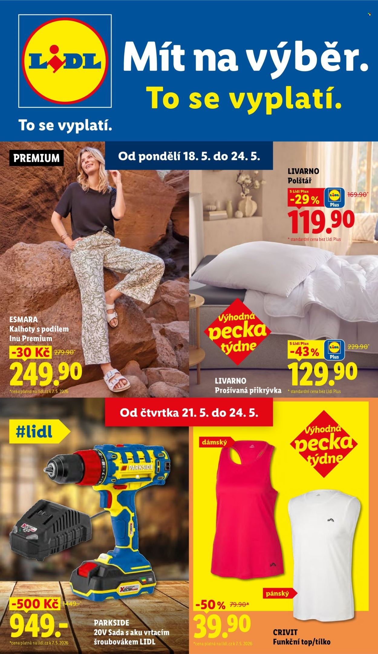 LIDL leták - Spotřební zboží (2026-05-18 - 2026-05-24)