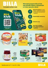 BILLA leták - Klub (2026-03-11 - 2026-03-25)