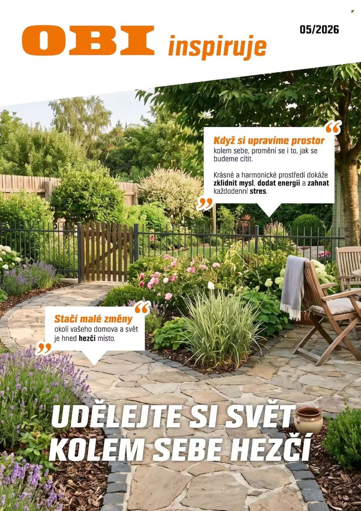 OBI leták - Udělejte si svět kolem sebe hezčí (2026-05-16 - 2026-06-14)