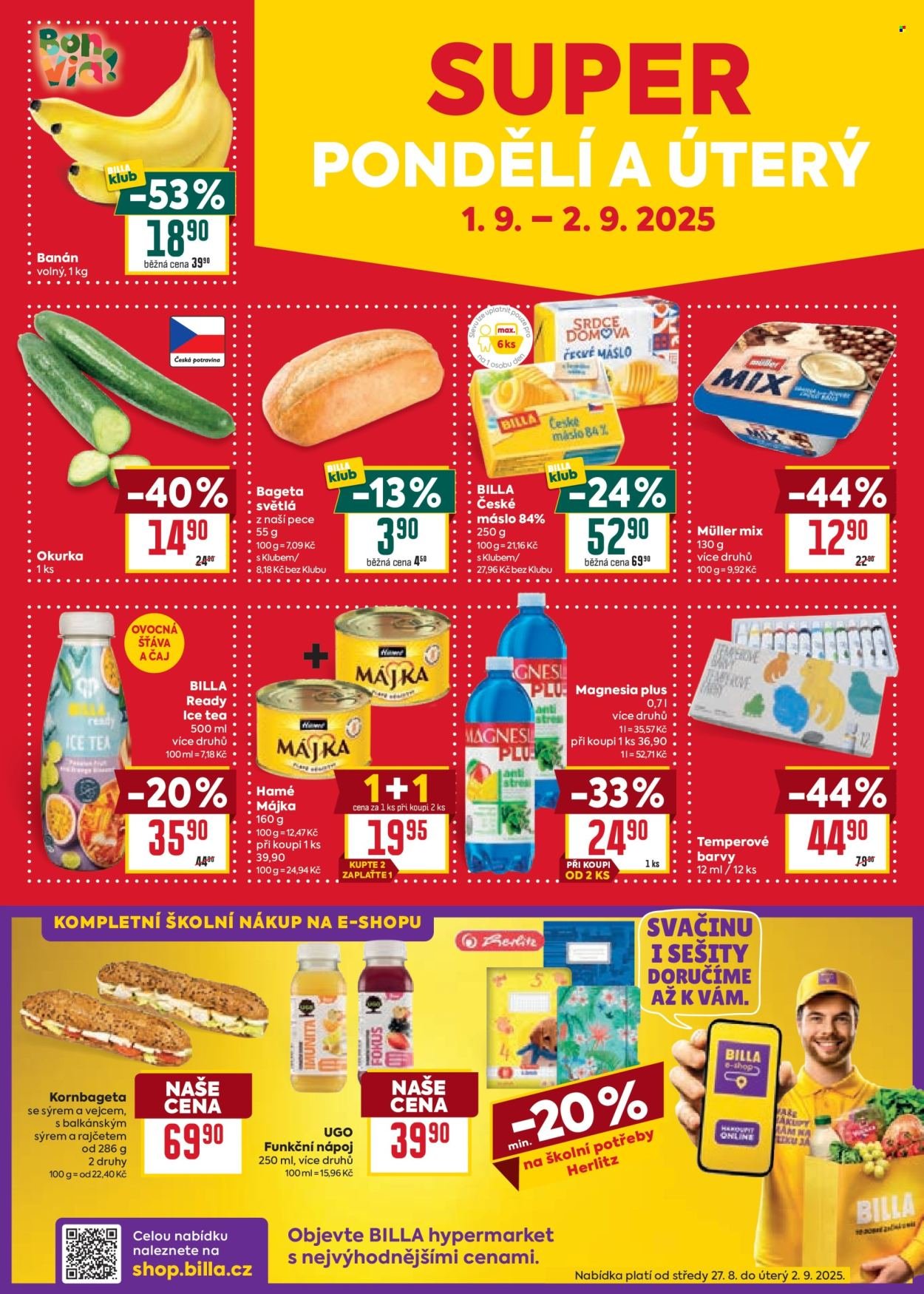 BILLA leták - Velký leták (2025-08-27 - 2025-09-02)