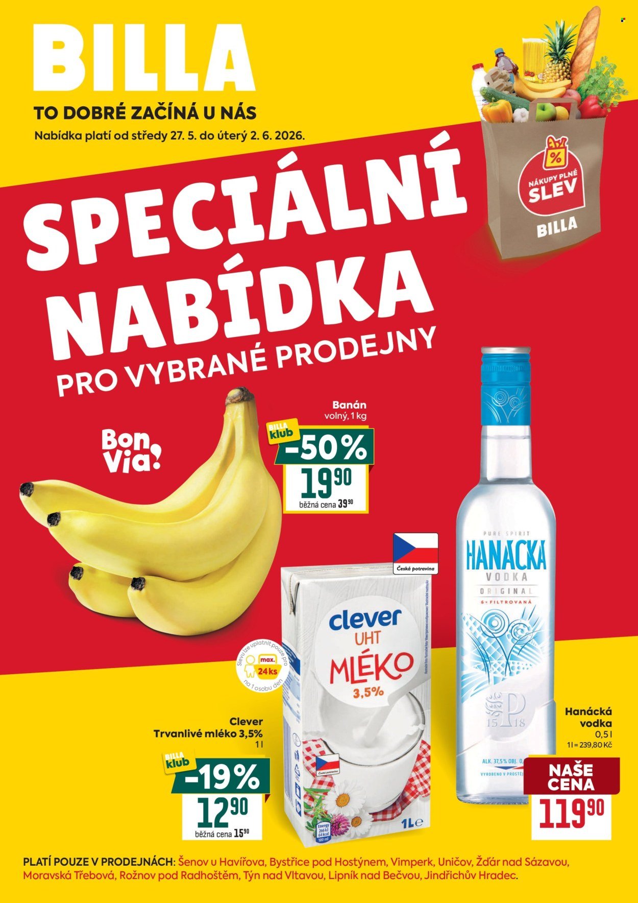 BILLA leták - Speciální nabídka: vybrané prodejny (2026-05-27 - 2026-06-02)