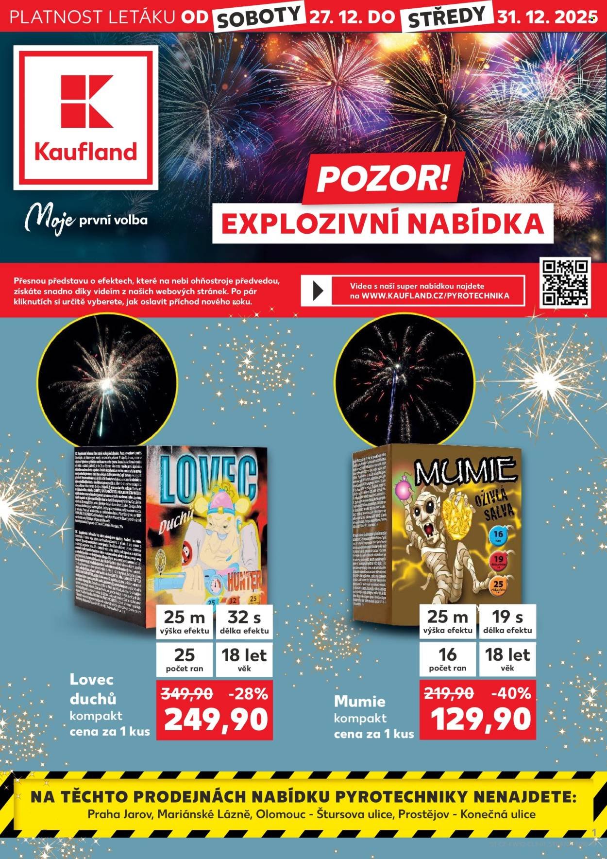 KAUFLAND leták - Pozor explozivní nabídka (2025-12-27 - 2025-12-31)