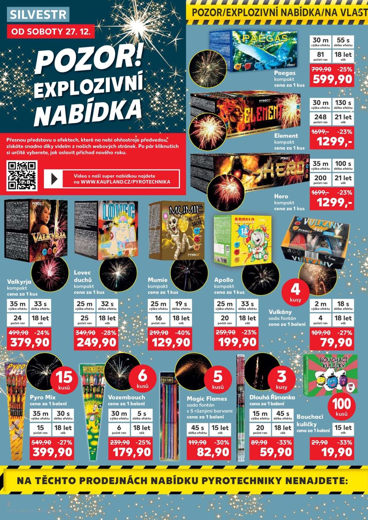 KAUFLAND leták - Pozor explozivní nabídka (2025-12-27 - 2025-12-31)