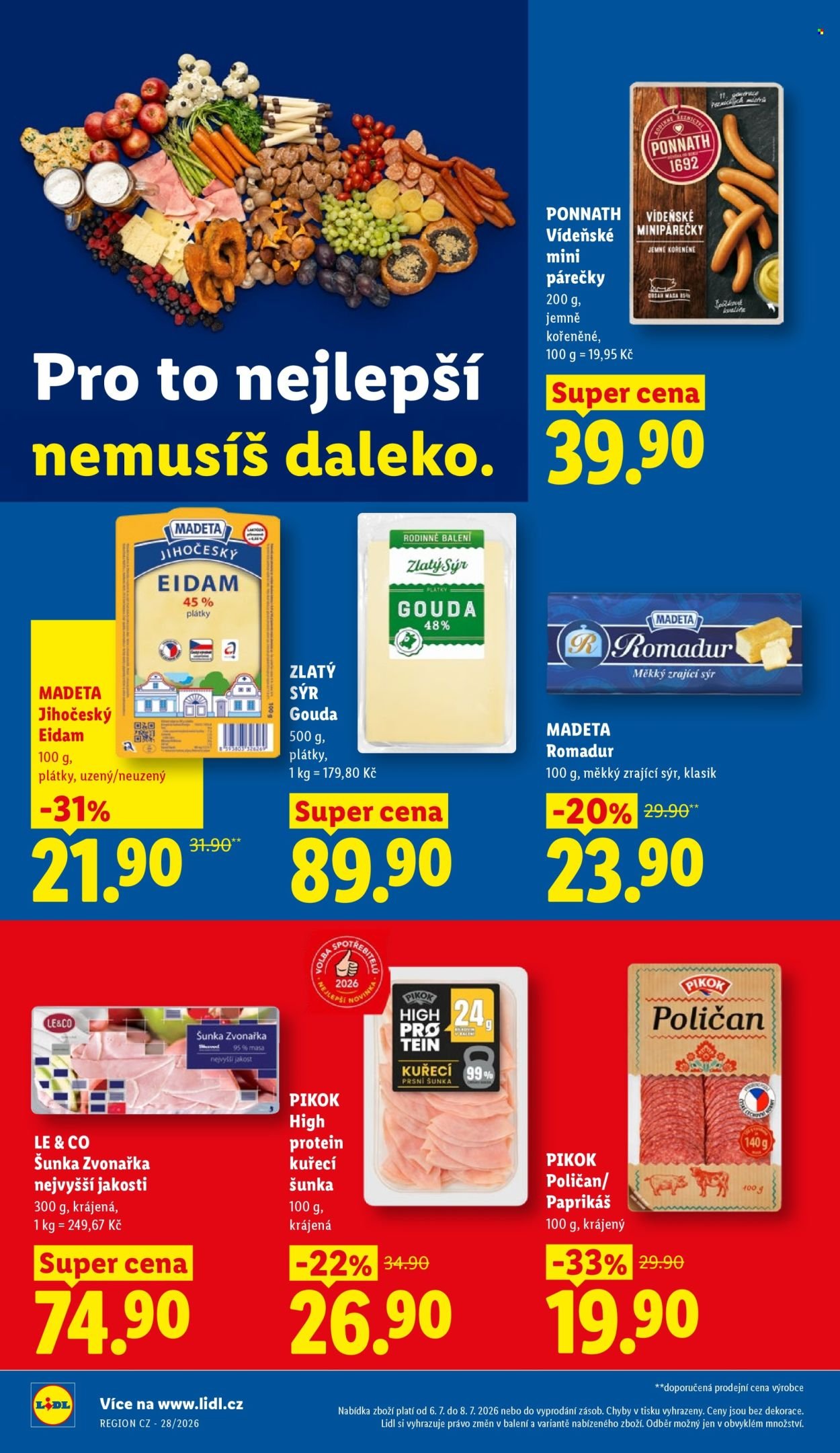 LIDL leták - Od pondělí 6.7.2026