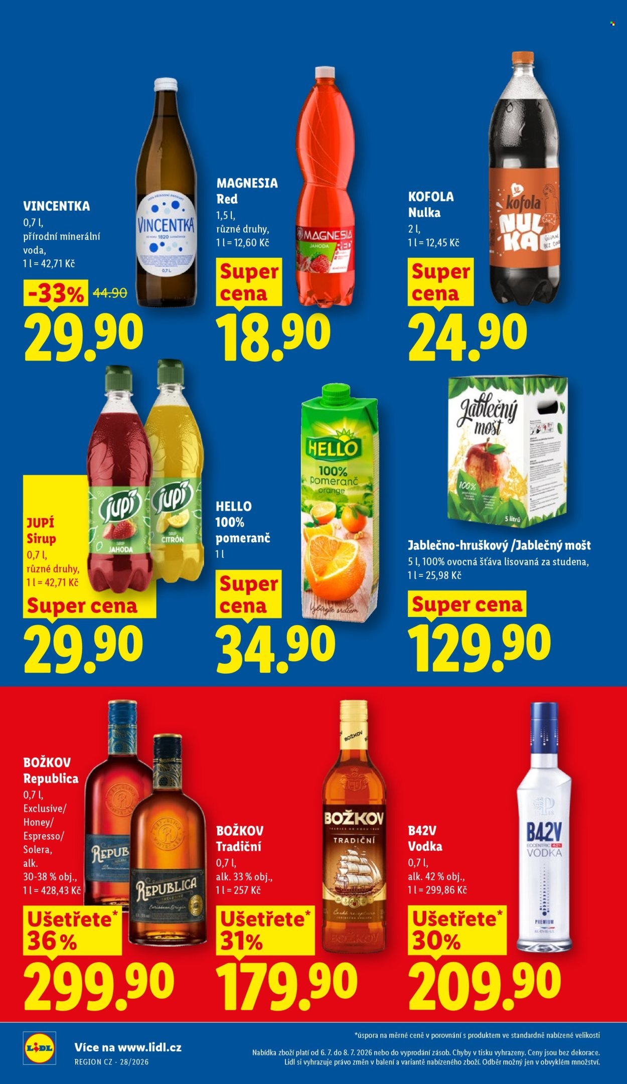 LIDL leták - Od pondělí 6.7.2026