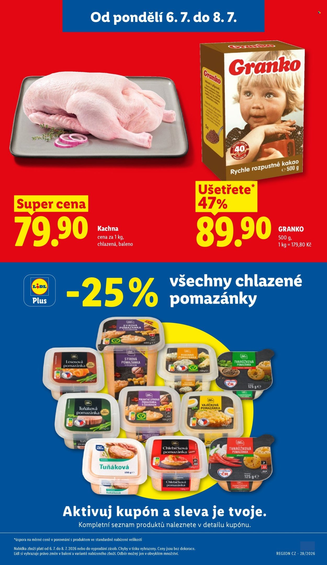 LIDL leták - Od pondělí 6.7.2026