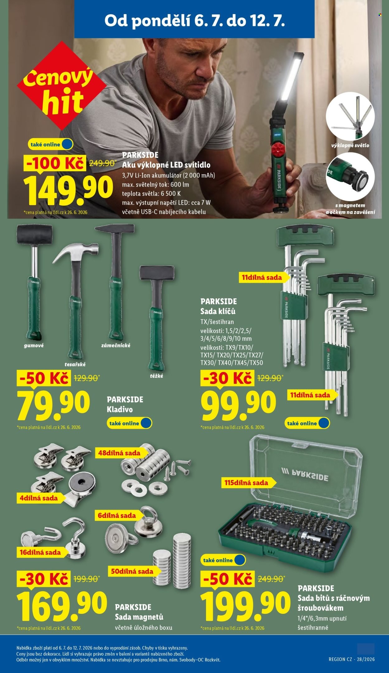 LIDL leták - Od pondělí 6.7.2026