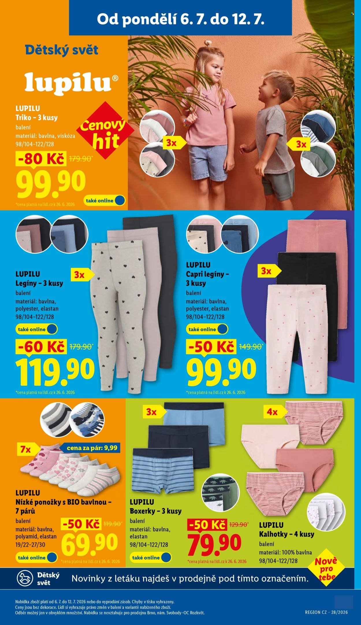 LIDL leták - Od pondělí 6.7.2026
