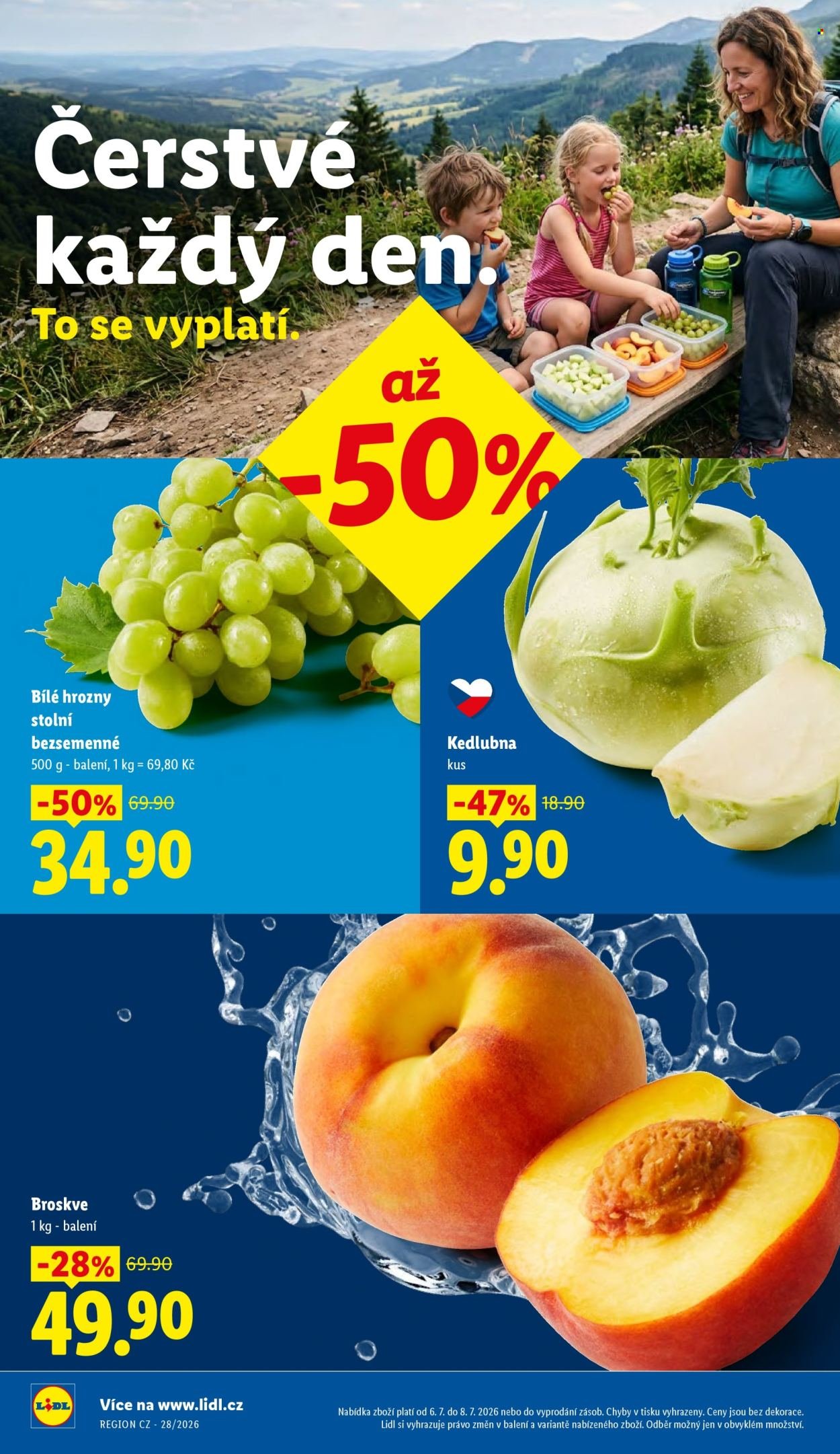 LIDL leták - Od pondělí 6.7.2026