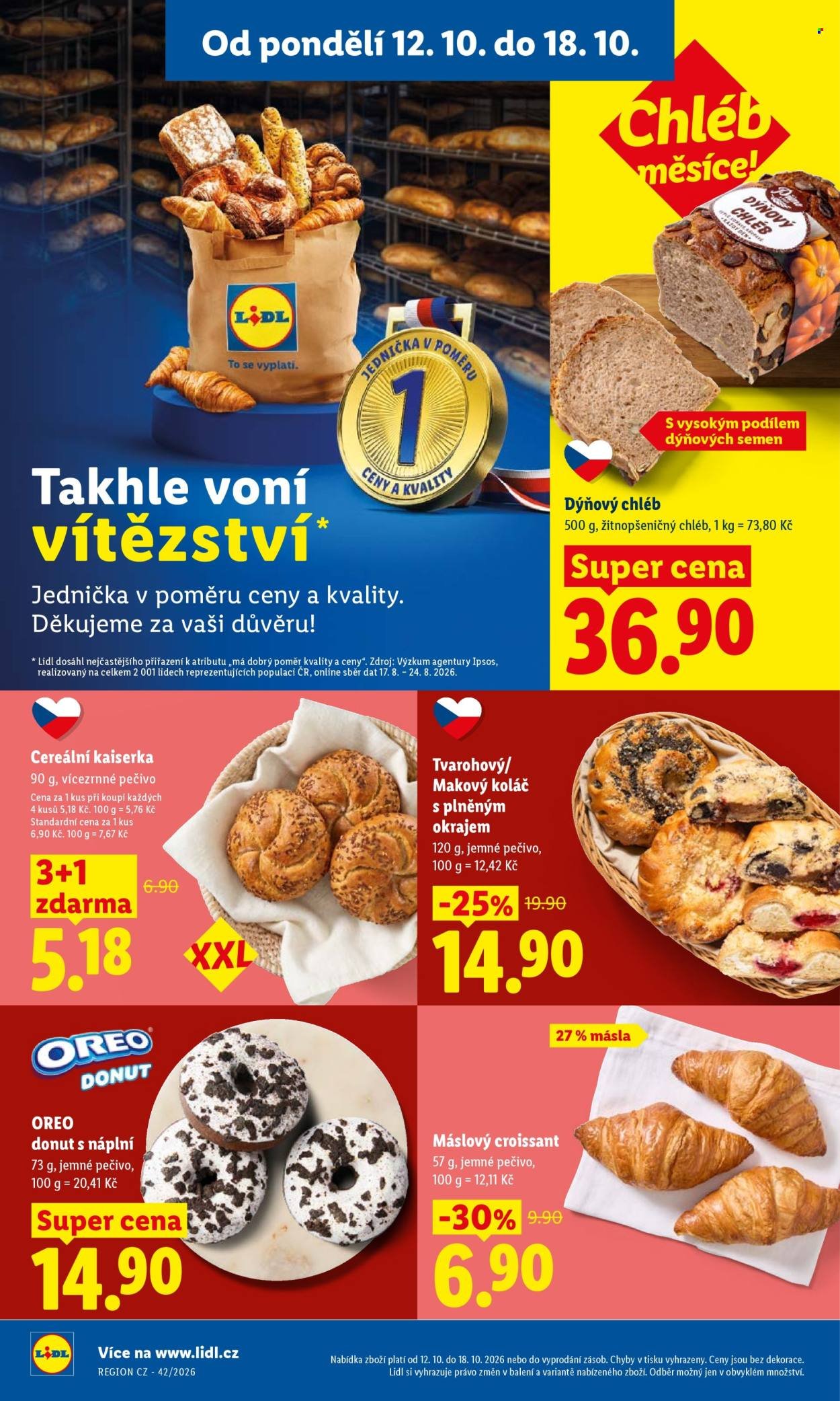 LIDL leták - Od pondělí 12.10.2026