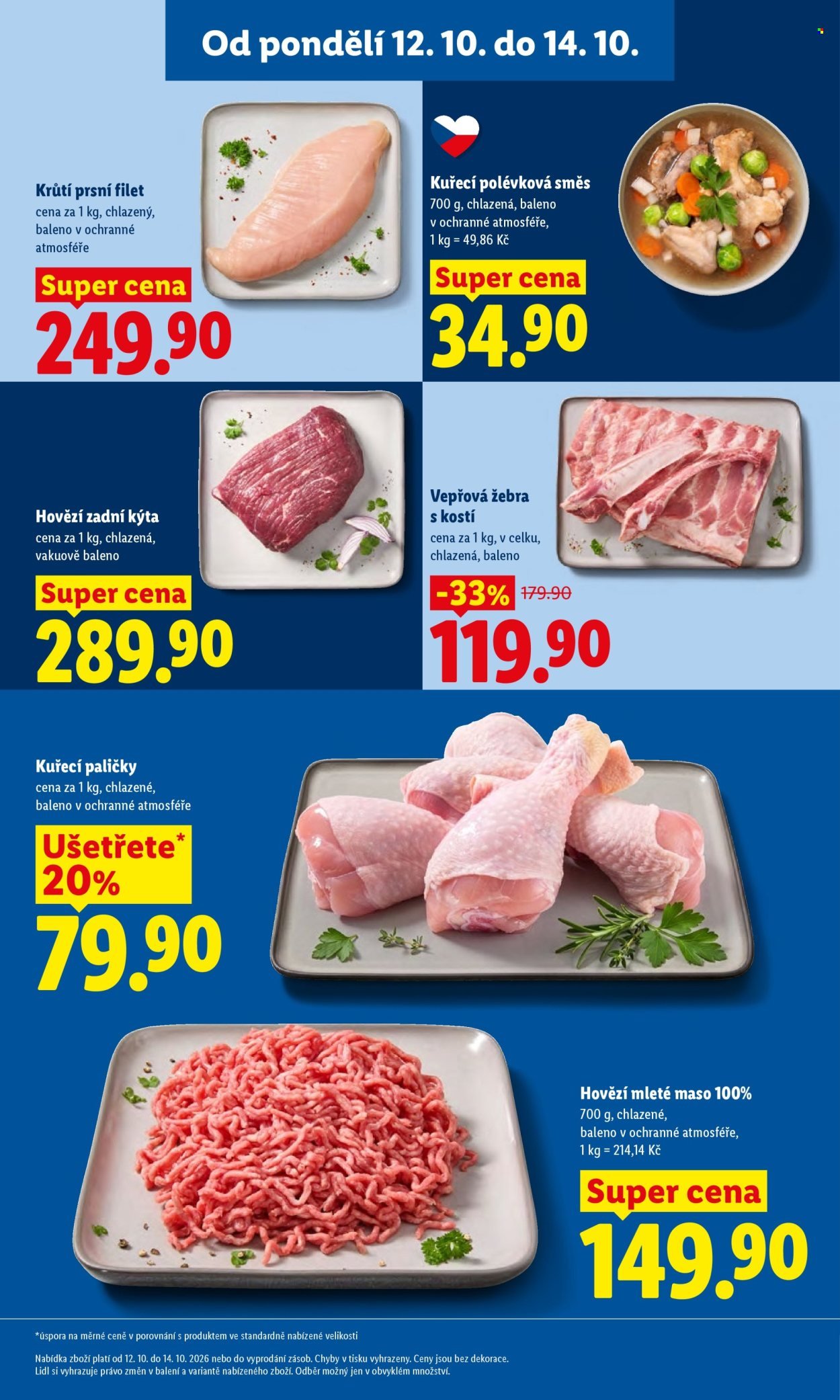 LIDL leták - Od pondělí 12.10.2026