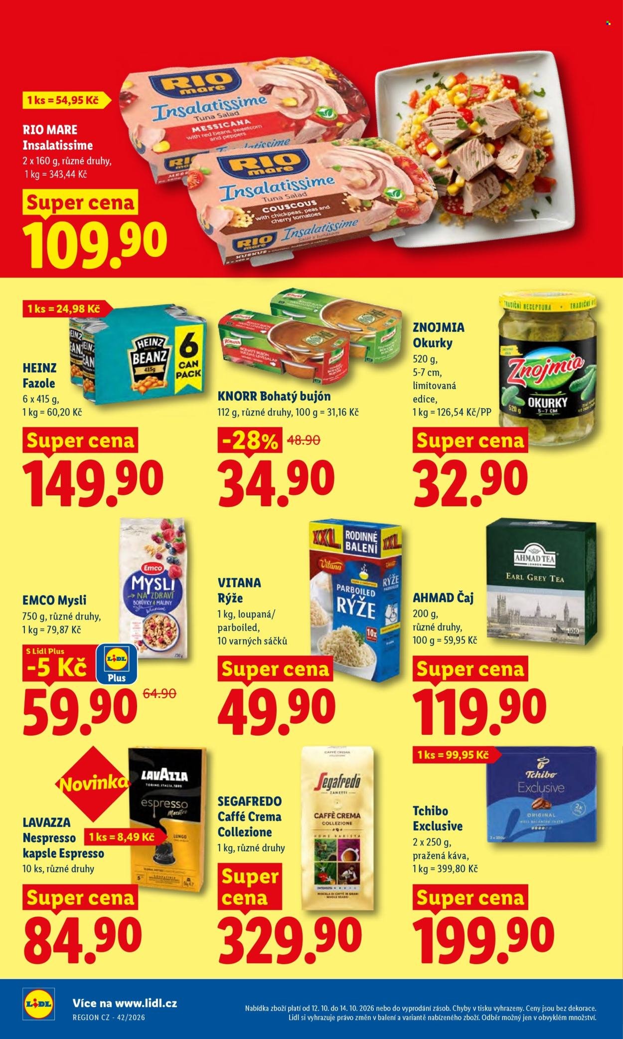LIDL leták - Od pondělí 12.10.2026