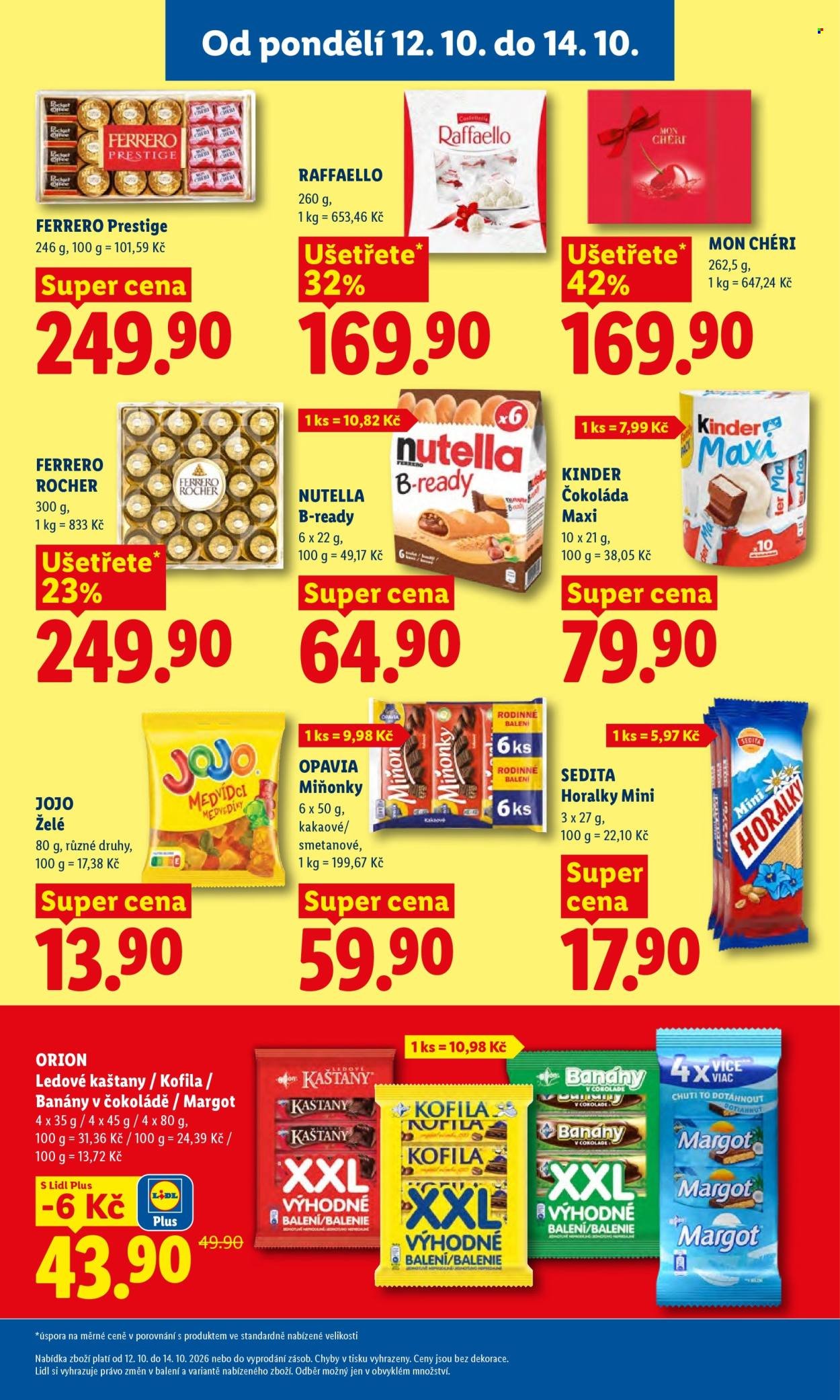 LIDL leták - Od pondělí 12.10.2026