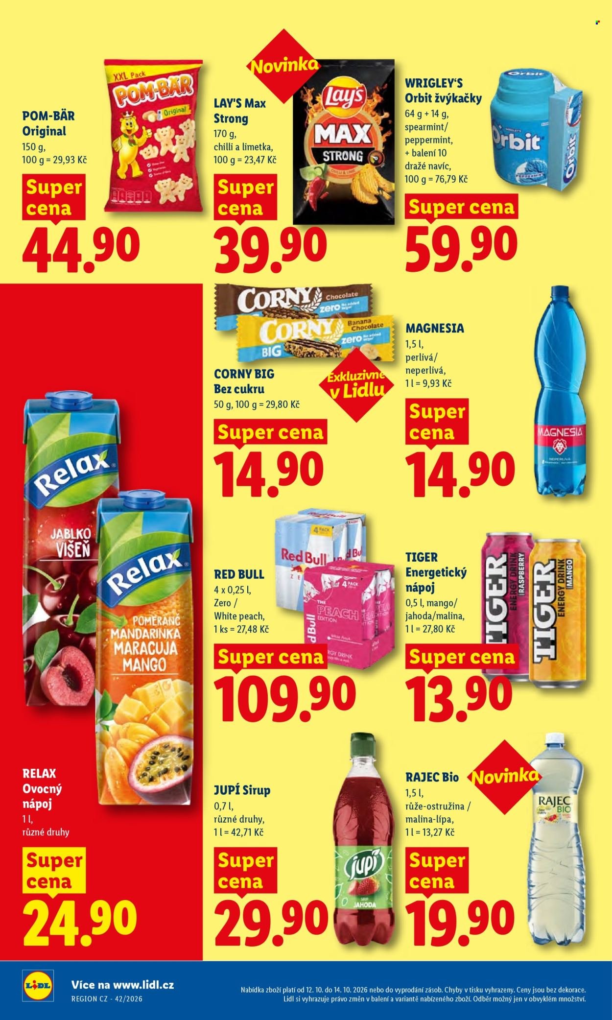 LIDL leták - Od pondělí 12.10.2026