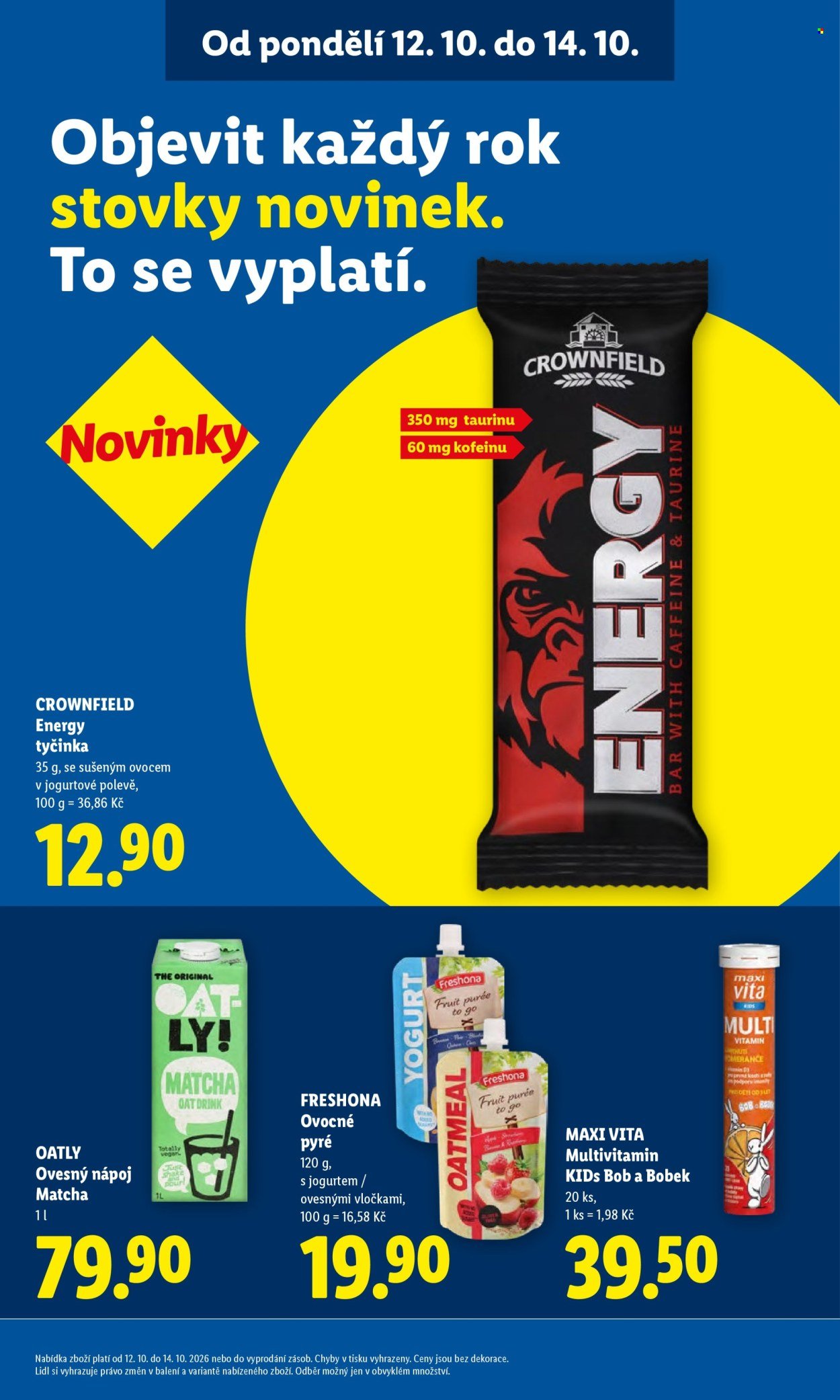 LIDL leták - Od pondělí 12.10.2026