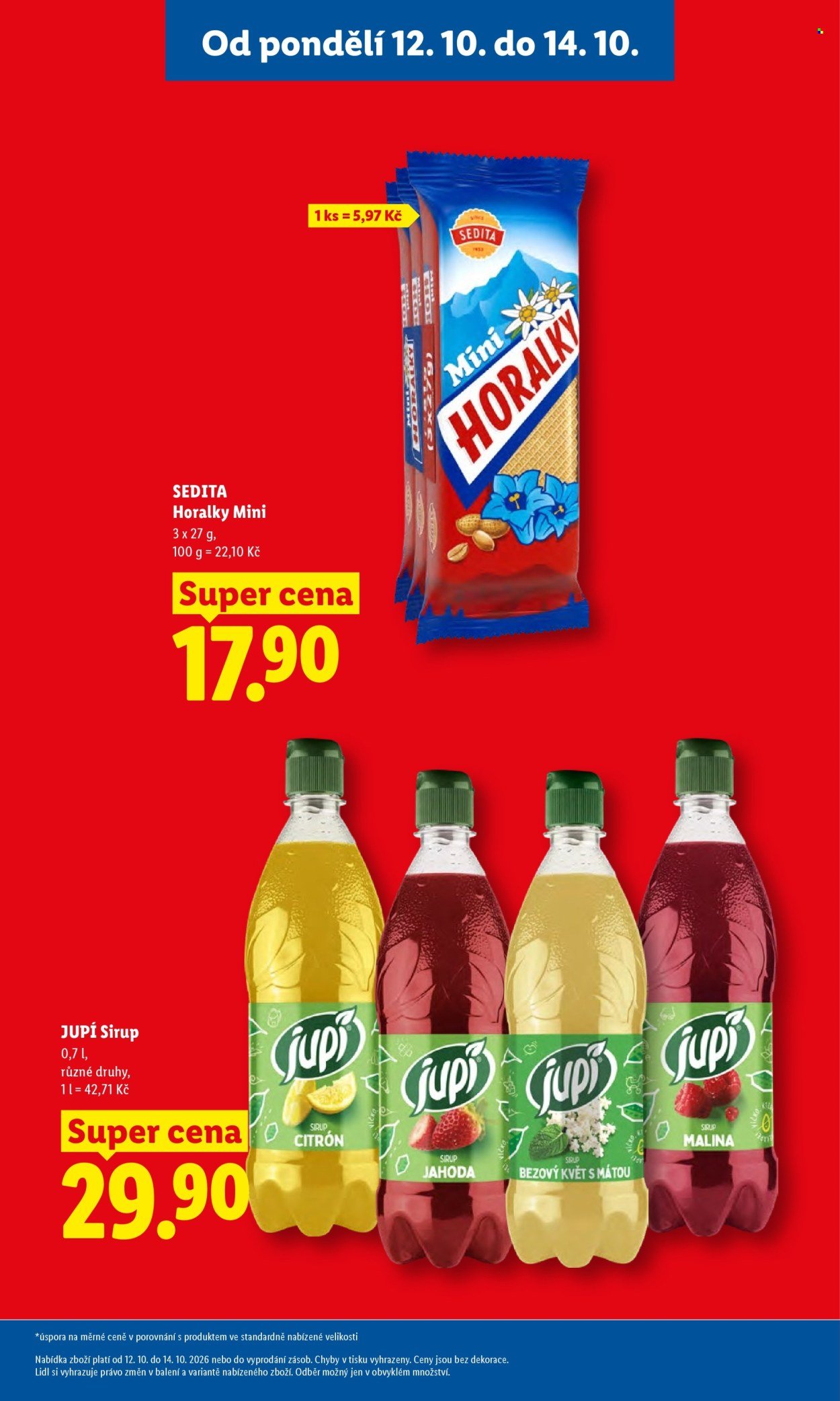 LIDL leták - Od pondělí 12.10.2026