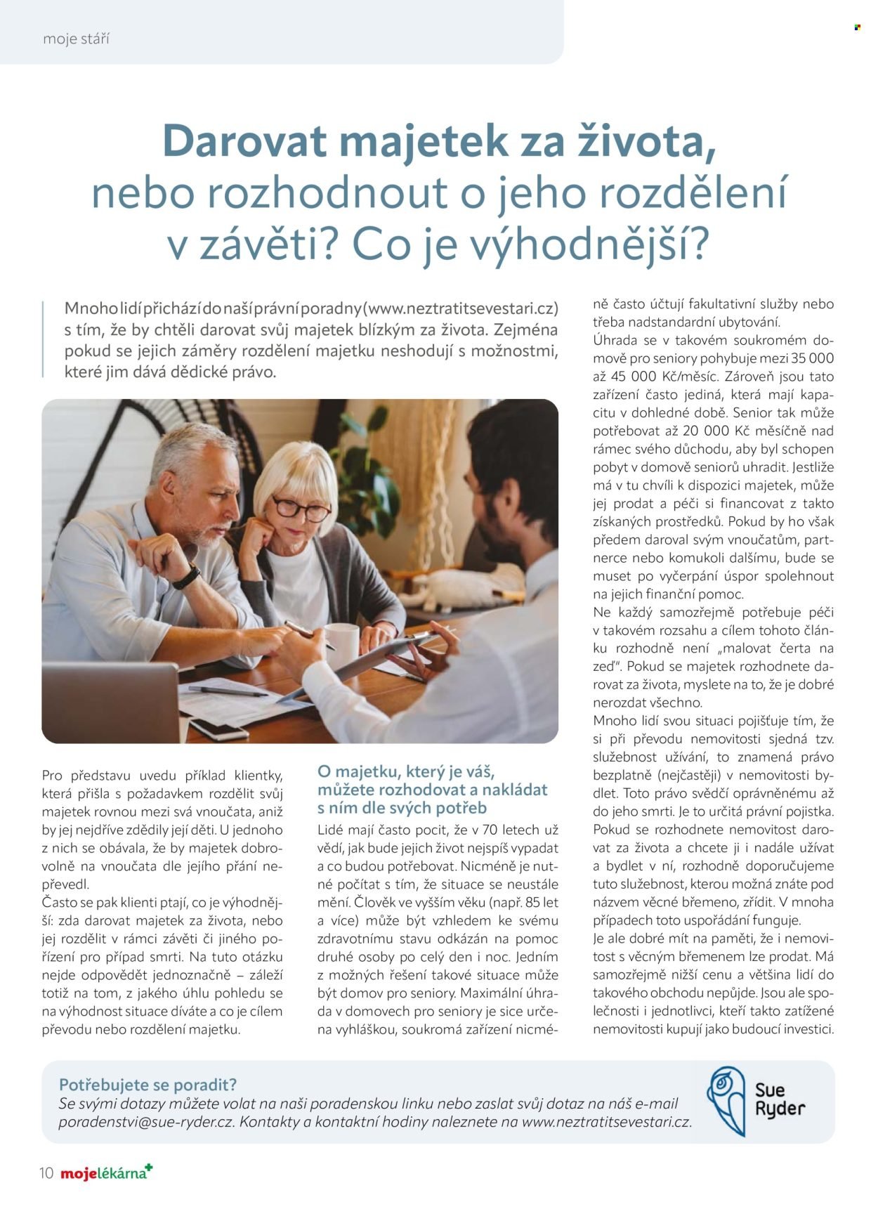MOJELEKARNA.CZ leták - Září/říjen