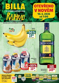 BILLA leták - Speciál: Rajhrad