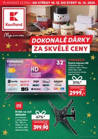 KAUFLAND leták - Dokonalé dárky za skvělé ceny (2025-12-10 - 2025-12-16)