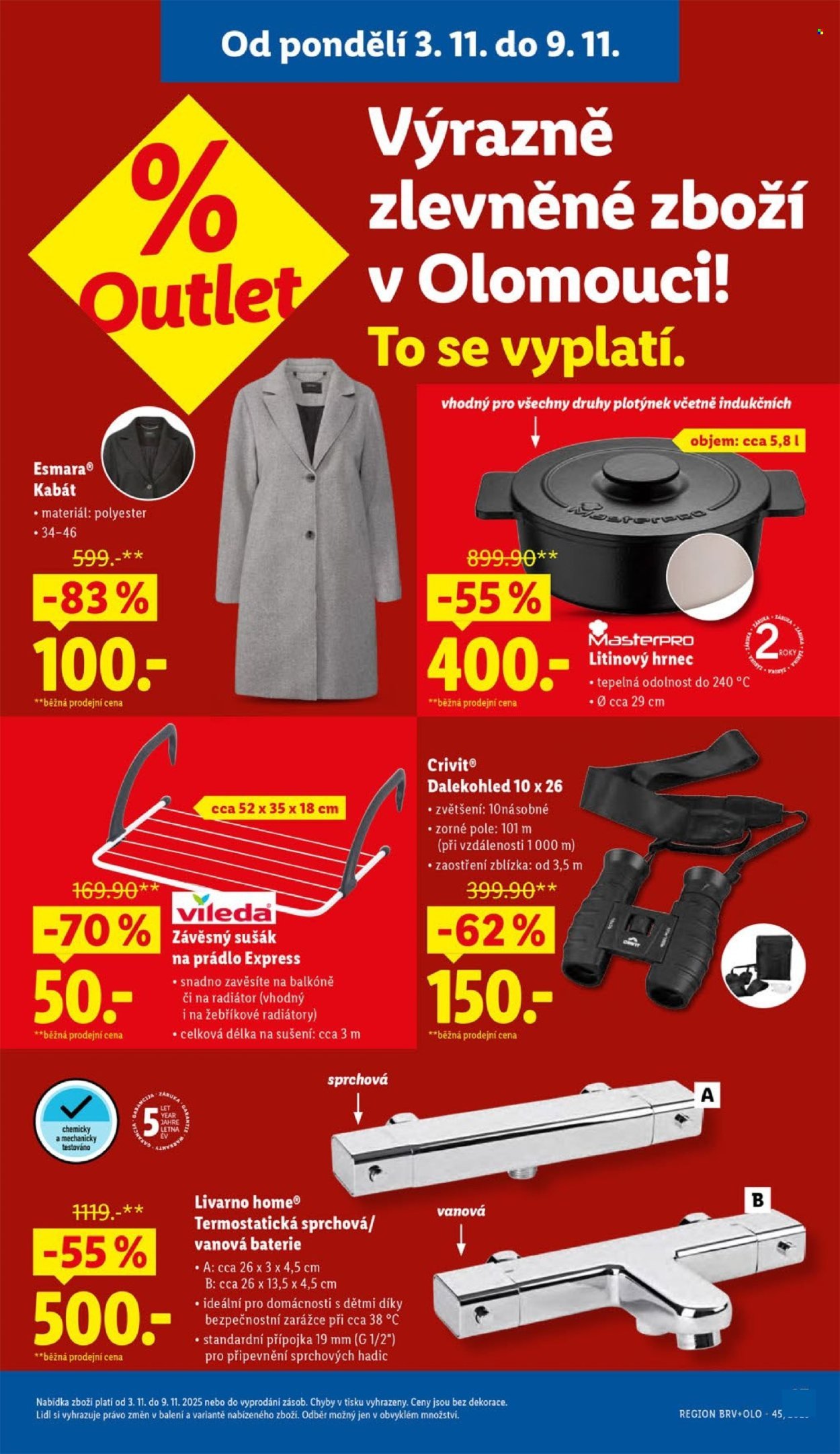 LIDL leták - Spotřební zboží (2025-11-03 - 2025-11-09)