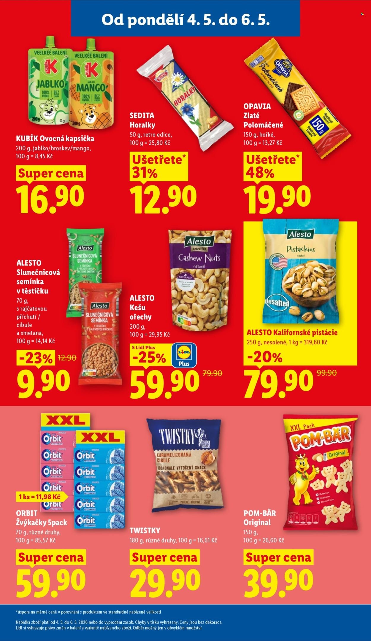 LIDL leták - Od pondělí 4.5.2026 (2026-05-04 - 2026-05-06)
